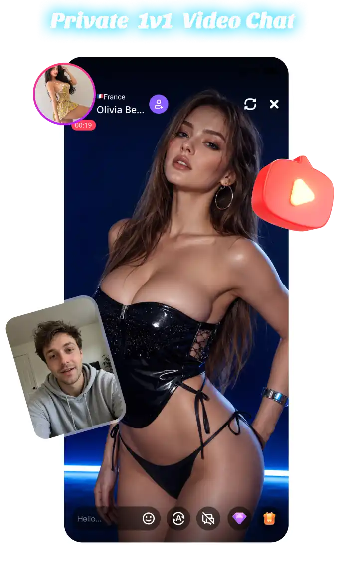 Tiko video chat screen